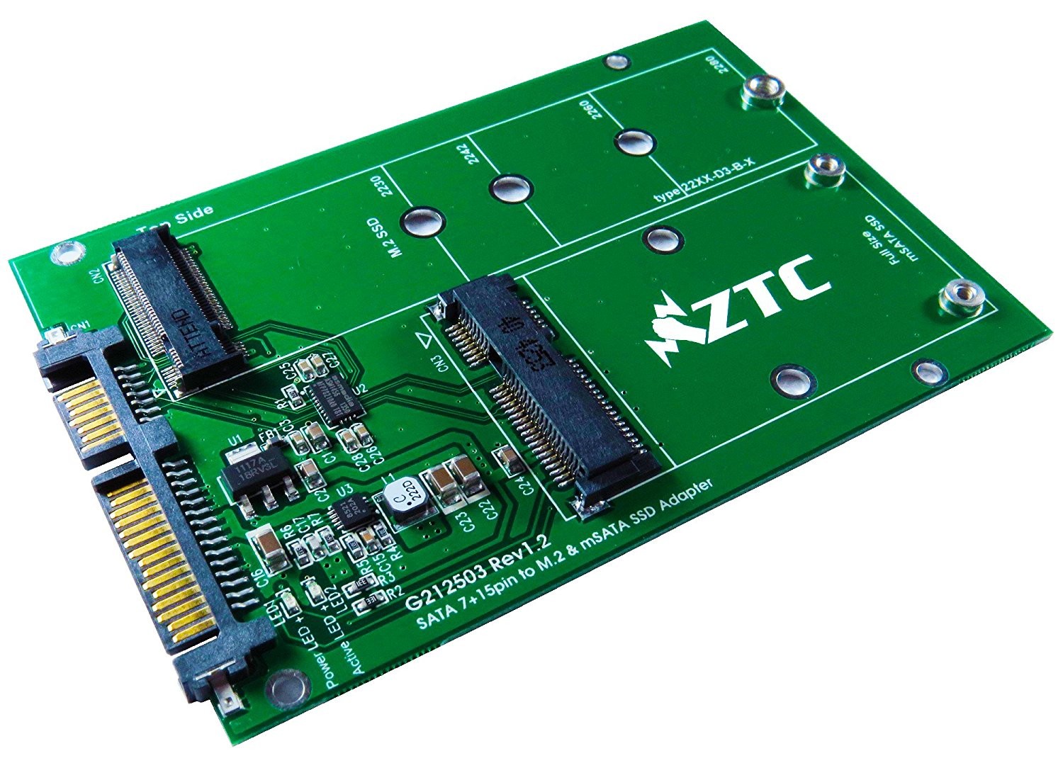 M.2 mSATA To SATA III Converter - Accessories