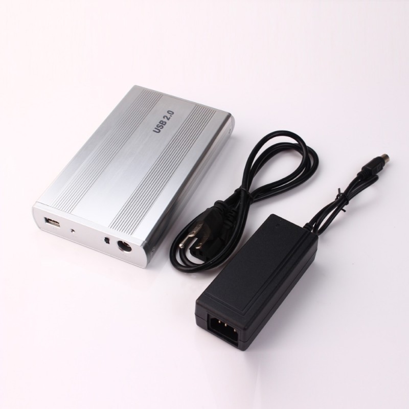 USB 2.0 EXTERNAL IDE HARD DRIVE ENCLOSURE BOX CASE 3.5" Portable Hard