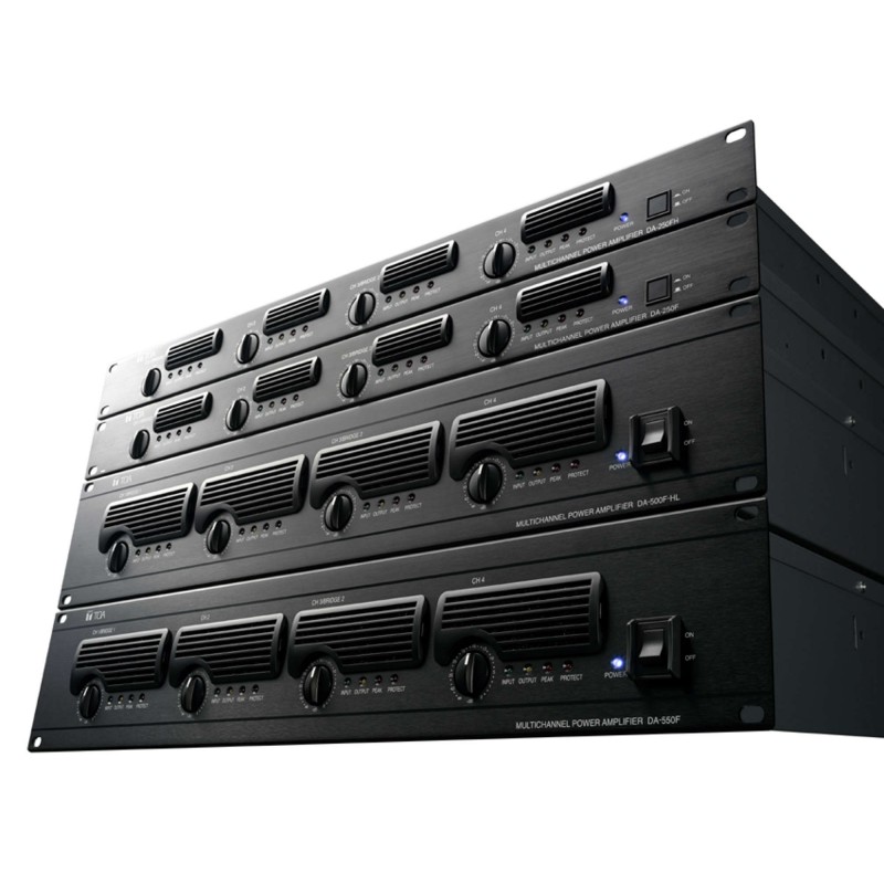 TOA 1000W (250 X 4) 4-Channel Digital Power Amplifier DA-250FH