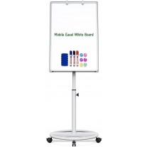Magnetic White Board With Rounded Movable Stand 90CM