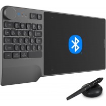 Huion Inspiroy Keydial KD200 Graphics Tablet With Keyboard