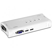 KVM Switch Trendnet 4-Port USB Kit TK-407
