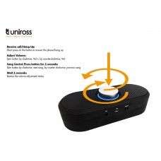 Uniross Duble Box Bluetooth Speaker