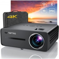 TOPTRO X5 1080P Projector 5G WiFi Bluetooth 5000 Lumens