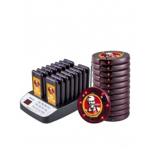 Wireless calling / ordering table pager alarm system