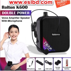 Rolton K600 Wireless Portable Voice Amplifier For Tour Guide & Teaching