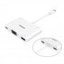 Type C USB 3.1 to VGA/USB 2.0/3.0 Charger & Hub 5in1 Converter