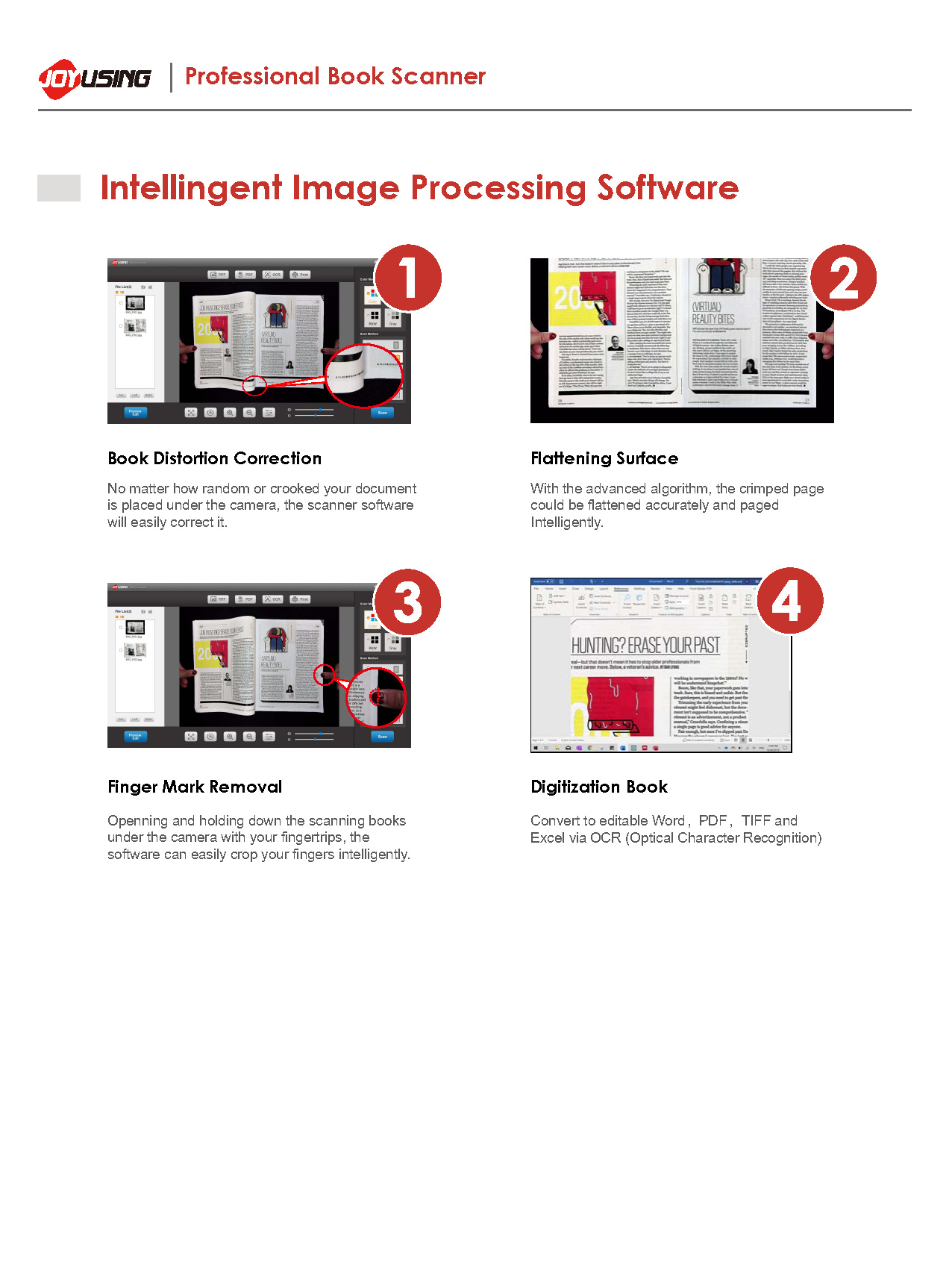 Joyusing Book Document Scanner V160 Pro